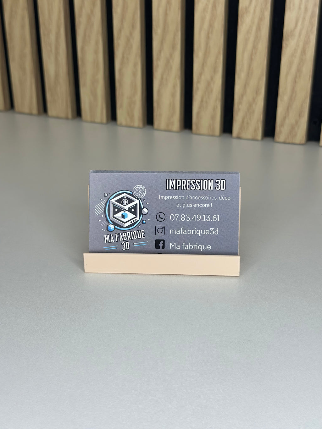 Support carte de visite simple